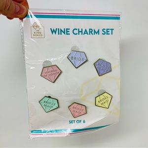The Ring Boxes Wine Charm Set (6)
